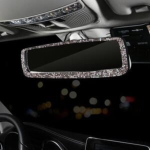 Καθρέφτης Αυτοκινήτου Με Στρας – [5 Χρώματα] - Gold