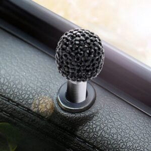 Διακοσμητικό Κάλυμμα Στρας Πείρου Κλειδώματος Πόρτας – [4 Χρώματα] - Black