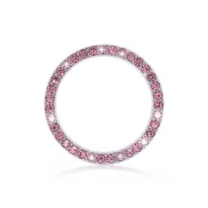 Διακοσμητικός Δακτύλιος Start/Stop Με Στρας – [5 Χρώματα] - Pink