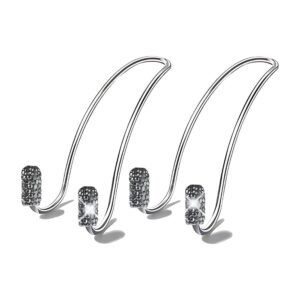 Γάντζοι Πλάτης Καθισμάτων Αυτοκινήτου Με Στρας – [3 Χρώματα] - Grey