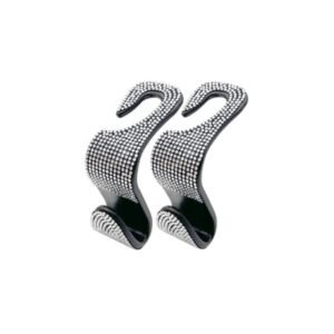 Γάντζοι Πλάτης Καθισμάτων Αυτοκινήτου Με Στρας – [4 Χρώματα] - Silver