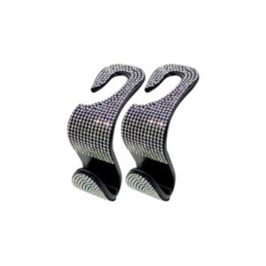 Γάντζοι Πλάτης Καθισμάτων Αυτοκινήτου Με Στρας – [4 Χρώματα] - Colorful