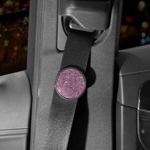 Κλιπ Ζώνης Αυτοκινήτου Με Στρας – [3 Χρώματα] - Pink