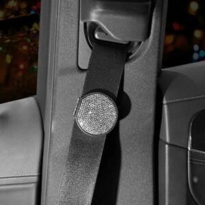 Κλιπ Ζώνης Αυτοκινήτου Με Στρας – [3 Χρώματα] - Silver