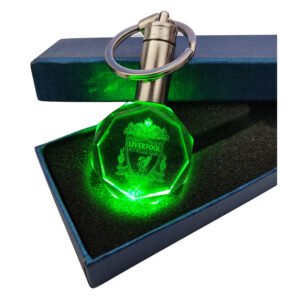 Κρυστάλλινο 3D Led Μπρελόκ Με Λογότυπο Ομάδων - Liverpool , With LED
