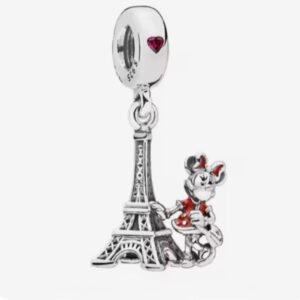 Σύμβολο πύργος Eiffel με Minnie Mouse ασήμι 925